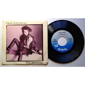 Pat Benatar Ooh Ooh Song 19843 Vinyl Record 7" Pop Rock Synth-Pop Picture Sleeve